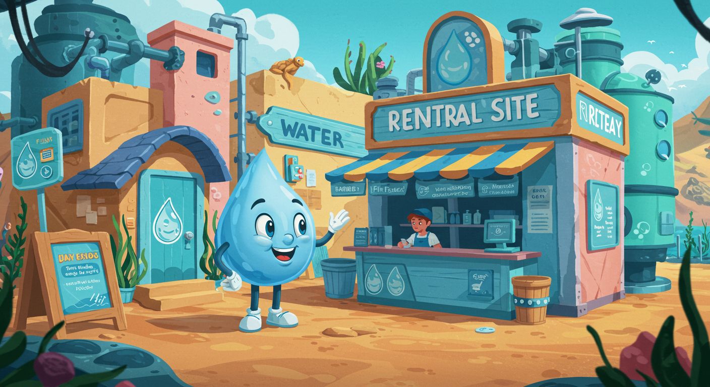 Аренда сайта для водоснабжения Готовый сайт для компании по водоснабжению