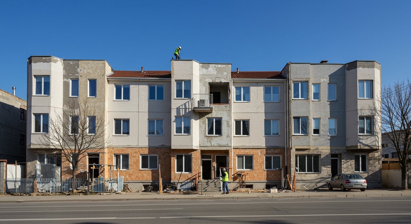 Готовый сайт для ремонта фасадов